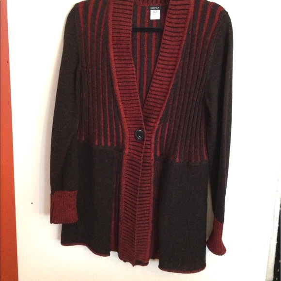 Alpaca+ handmade Peruvian tunic sweater - Picture 3 of 6